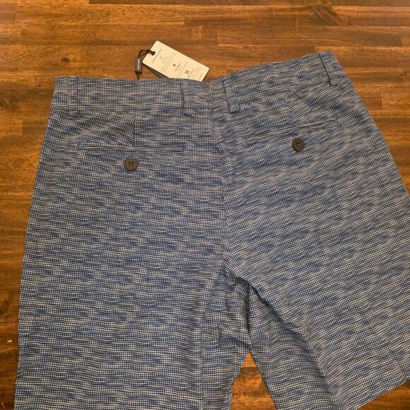 Maelreg Men's Golf Shorts Size 34 Blue Space Dye Heather ProFlex Stretch NWT - Picture 6 of 6